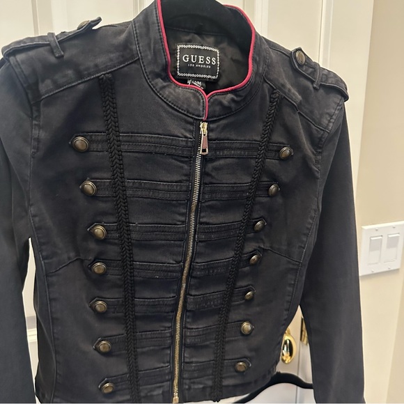 Guess Botton Detail Matching Jacket (Size Medium) and Skirt (Size 30/10) Bundle - Picture 8 of 15